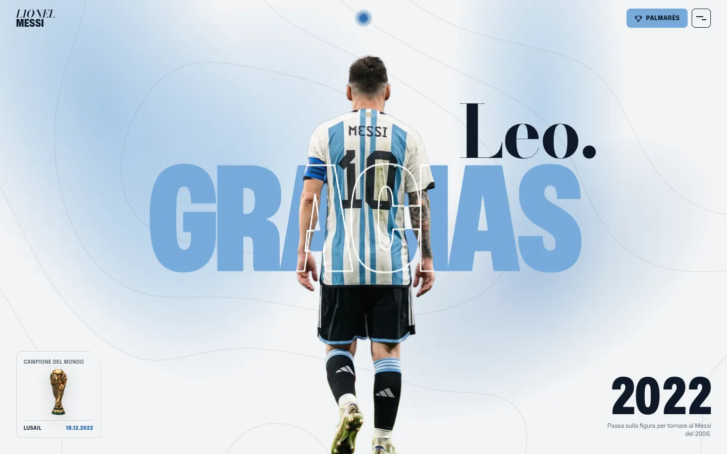 Prima schermata di marcomerlina.it/messi, catturata dal vivo