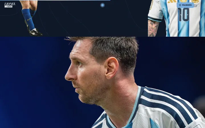 Pagina «Monumental a tutta pagina» del progetto Lionel Messi · Tributo