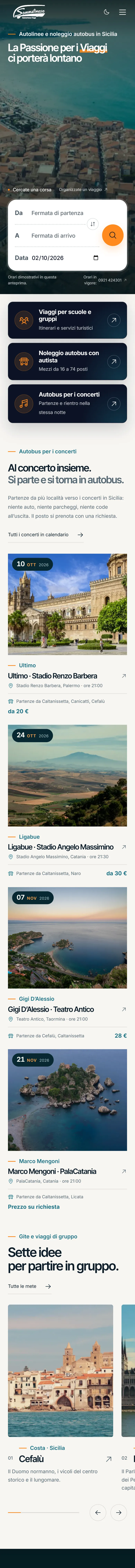 Home di sommatinese.it a pagina intera, su telefono