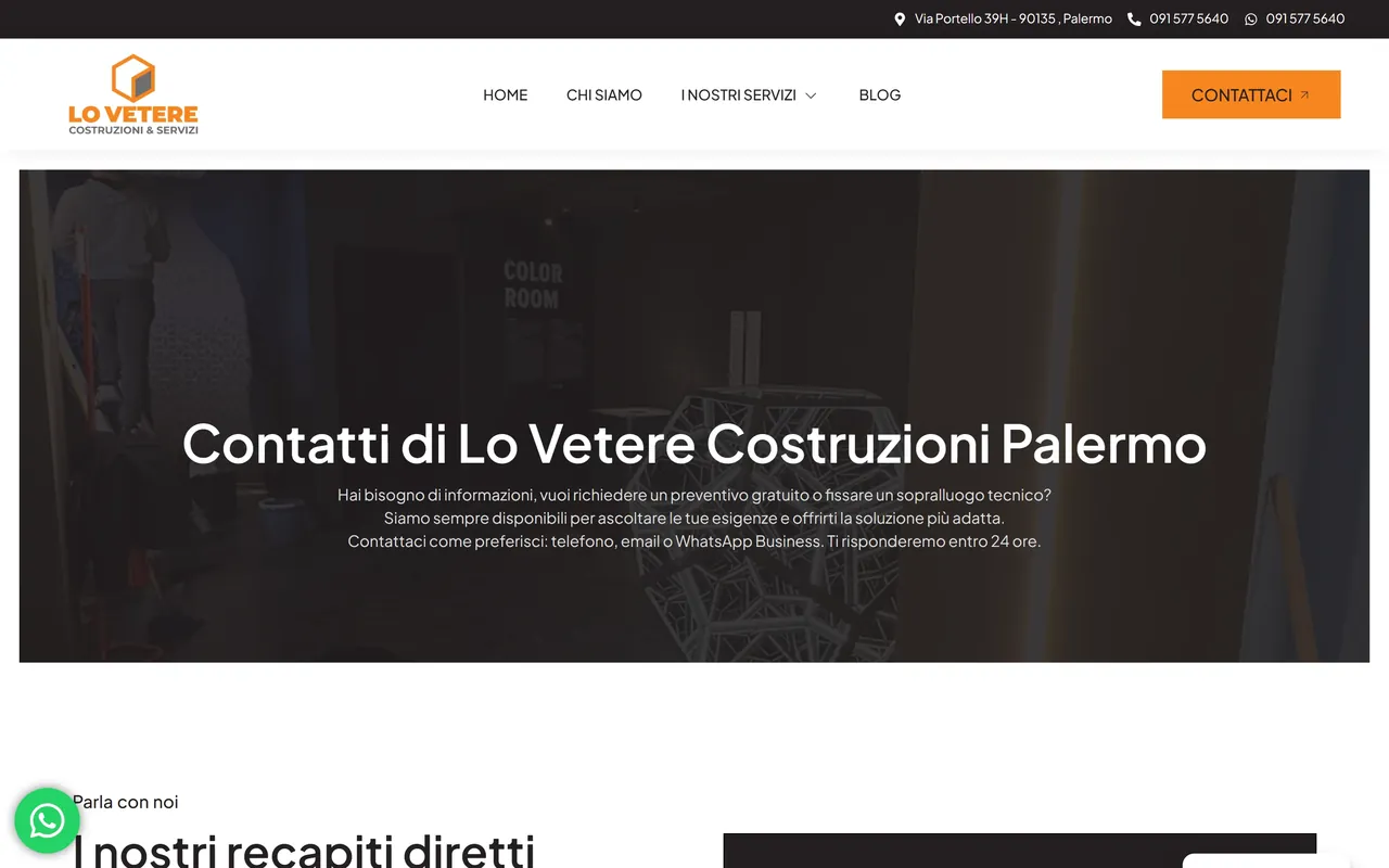 Contatti — Lo Vetere Costruzioni