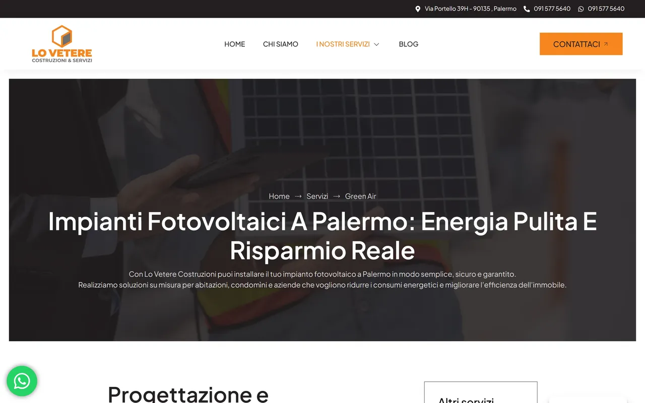 Impianti Fotovoltaici A Palermo — Lo Vetere Costruzioni
