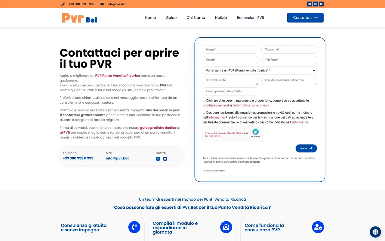 Contatti — PVR.bet