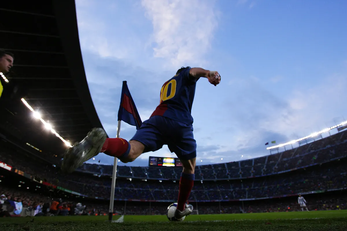 Calcio d'angolo al Camp Nou, 2009