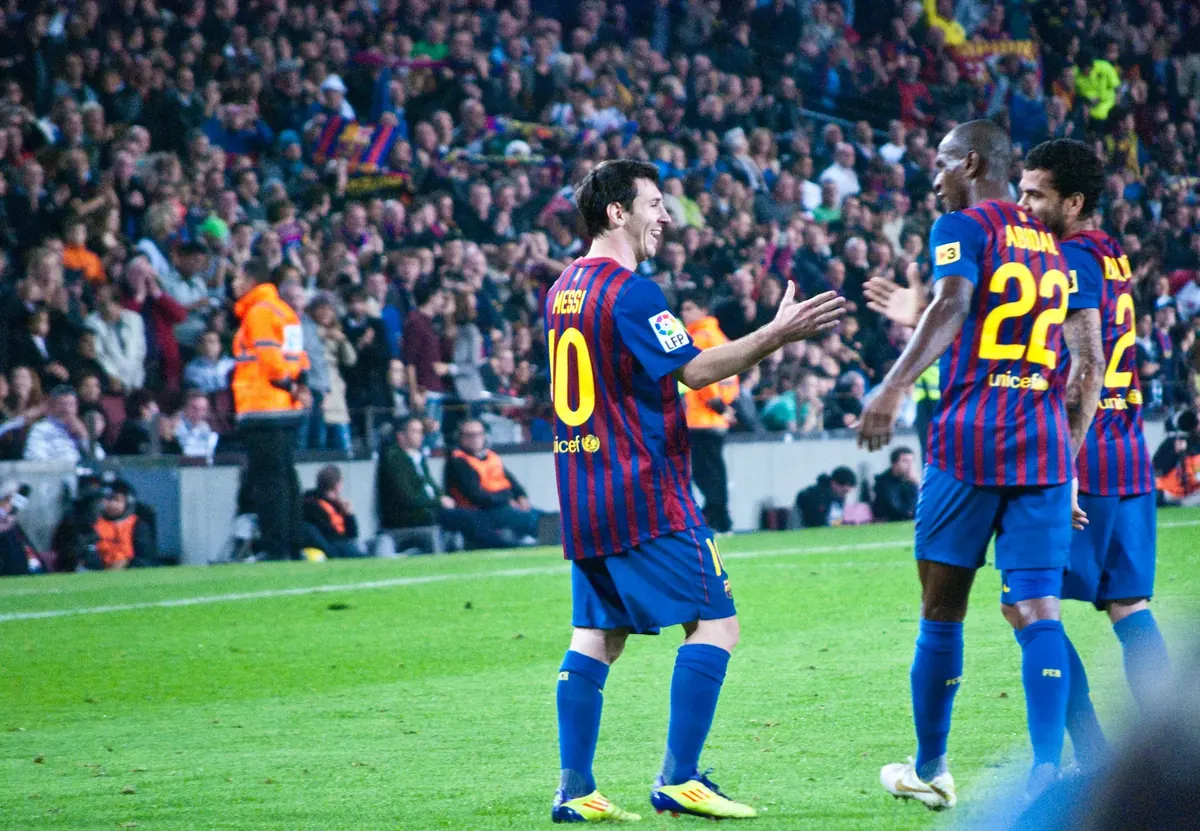 Festa per un gol al Camp Nou, 2011